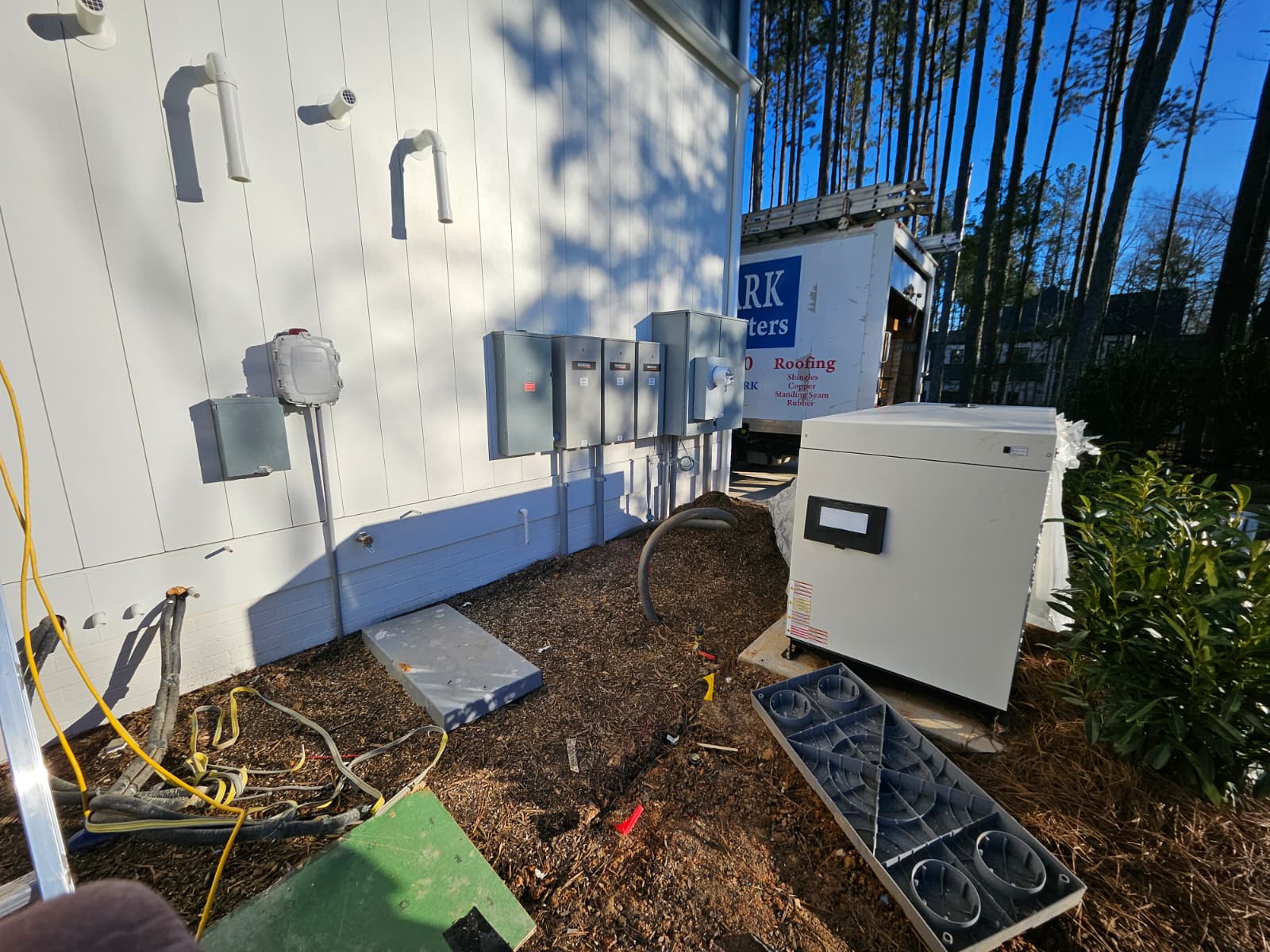 Backup generator installed at a home in the Triangle, NC