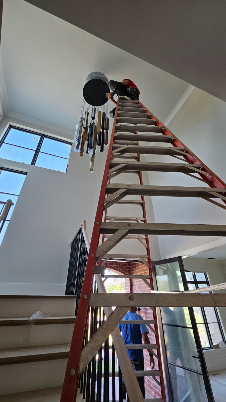 Recessed lighting installation in a luxury residence